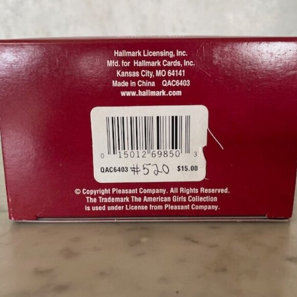 Kirsten 1854 American Girl Snowshoes Hallmark Ornament - Picture 14 of 15